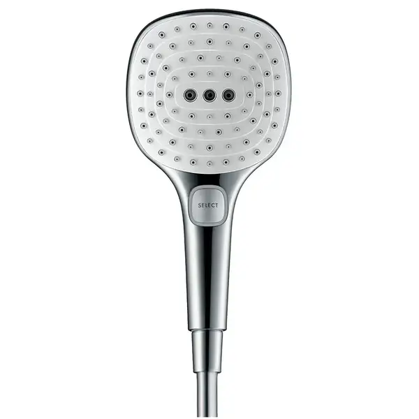 Душовий набір Hansgrohe Raindance Select E 120 3jet 160, хром / білий (26720400)
