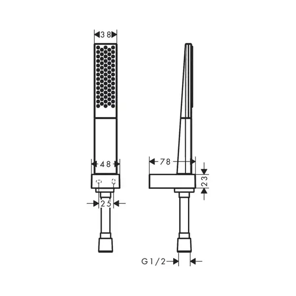 Hansgrohe Rainfinity 100 1jet Душевой набор (26857000)