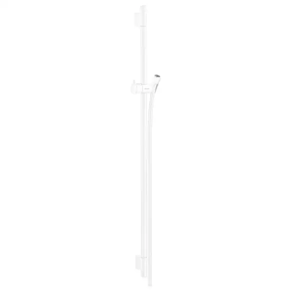 Душевая штанга Hansgrohe Unica S Puro 90 см со шлангом (цвет - белый матовый) (28631700) фото 1 Aquada.com.ua