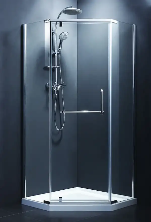 Душевая кабина Devit Comfort 1000 х 1000 х 1900 мм (профиль - нержавеющая сталь, стекло - серое) (FEN0223G) фото 2 Aquada.com.ua Душевая кабина Devit Comfort 1000 х 1000 х 1900 мм (профиль - нержавеющая сталь, стекло - серое) (FEN0223G) фото 2 Aquada.com.ua