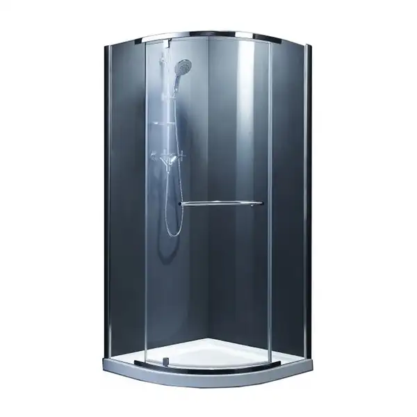 Душевая кабина Devit Comfort 1000 х 1000 х 1900 мм (профиль нерж. сталь, стекло серое) (FEN1223G) фото 1 Aquada.com.ua Душевая кабина Devit Comfort 1000 х 1000 х 1900 мм (профиль нерж. сталь, стекло серое) (FEN1223G) фото 1 Aquada.com.ua