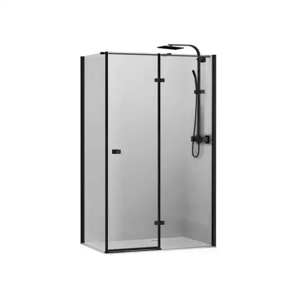 Душевая кабина Devit Up 1200 х 800 х h1900 мм правая (профиль - чёрный матовый, стекло - прозрачное) (FEN2310BR) фото 1 Aquada.com.ua Душевая кабина Devit Up 1200 х 800 х h1900 мм правая (профиль - чёрный матовый, стекло - прозрачное) (FEN2310BR) фото 1 Aquada.com.ua