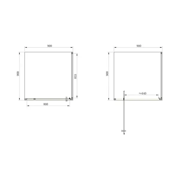 Душевая кабина Primera Frame 90 х 90 х h190 см (профиль - хром, стекло - "шиншилла) (SHRP56906) фото 4 Aquada.com.ua Душевая кабина Primera Frame 90 х 90 х h190 см (профиль - хром, стекло - "шиншилла) (SHRP56906) фото 4 Aquada.com.ua