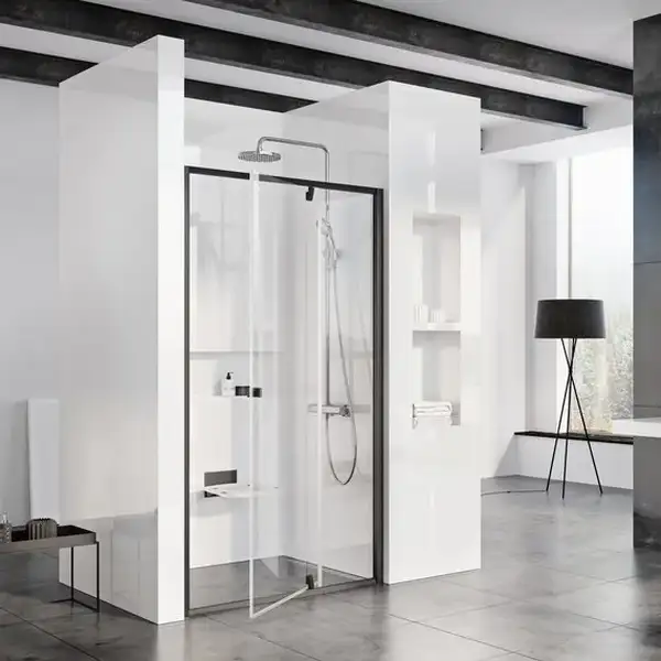 Душевая дверь Ravak Pivot PDOP2 100 х h1900 мм (профиль - чёрный, стекло - прозрачное) (03GA0300Z1) фото 1 Aquada.com.ua Душевая дверь Ravak Pivot PDOP2 100 х h1900 мм (профиль - чёрный, стекло - прозрачное) (03GA0300Z1) фото 1 Aquada.com.ua