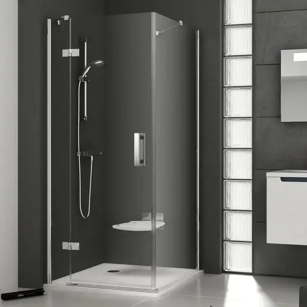 Душевая кабина Ravak SmartLine SMSD2-100 (B) R хром+transparent (0SPABA00Z1) фото 1 Aquada.com.ua