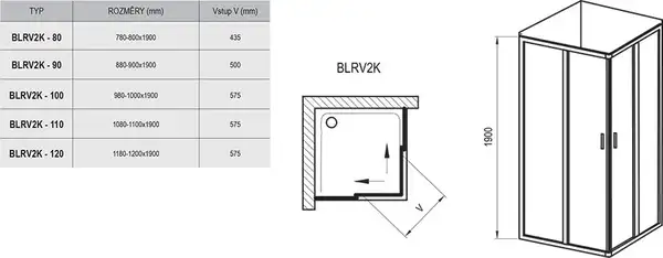 Ravak Blix BLRV2K-100 Душевая стенка, прозрачное стекло (1XVA0C00Z1) Ravak Blix BLRV2K-100 Душевая стенка, прозрачное стекло (1XVA0C00Z1)