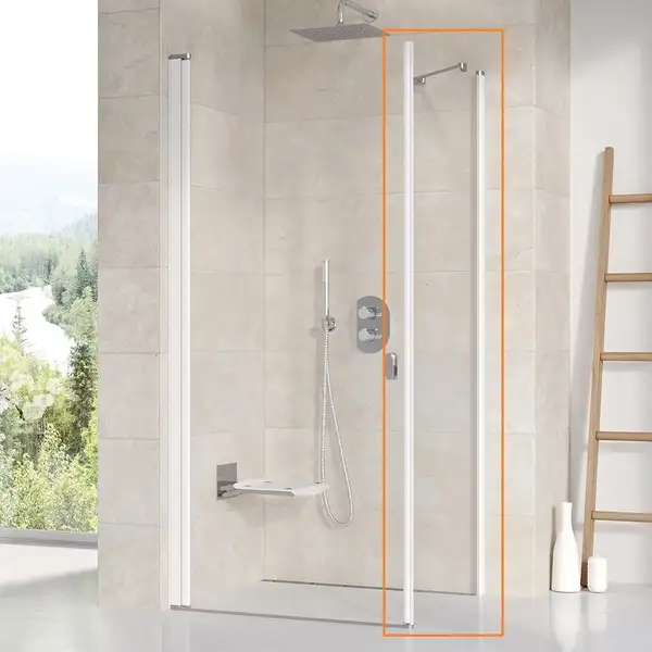 Ravak Chrome CPS-100 Душевая стенка, белый/прозрачный (9QVA0100Z1) Ravak Chrome CPS-100 Душевая стенка, белый/прозрачный (9QVA0100Z1)