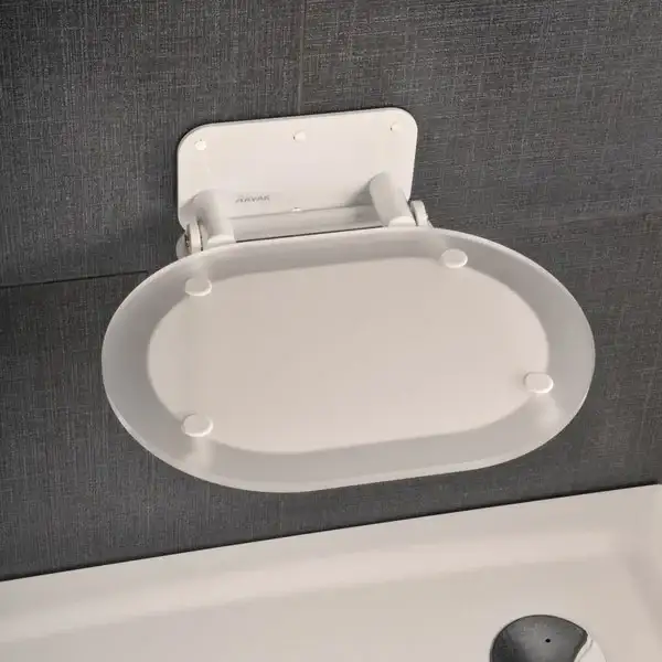Сиденье для душа Ravak Ovo CHROME CLEAR/WHITE (B8F0000028) Сиденье для душа Ravak Ovo CHROME CLEAR/WHITE (B8F0000028)