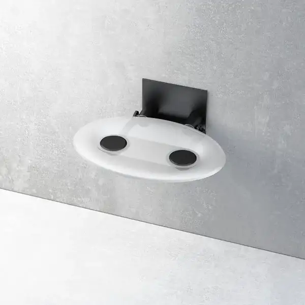 Откидное сиденье Ravak Ovo P (белый мат/чёрный) (B8F0000043) фото 1 Aquada.com.ua Откидное сиденье Ravak Ovo P (белый мат/чёрный) (B8F0000043) фото 1 Aquada.com.ua