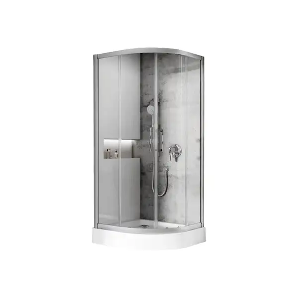 Душевая кабина Ravak X-Point 90 х 90 х h190 см (профиль - полированный алюминий, стекло - прозрачное) (X3B270C00Z1B) фото 1 Aquada.com.ua Душевая кабина Ravak X-Point 90 х 90 х h190 см (профиль - полированный алюминий, стекло - прозрачное) (X3B270C00Z1B) фото 1 Aquada.com.ua