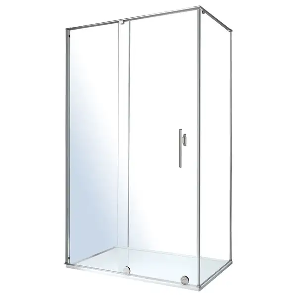 VOLLE TEO душевая кабина 117,5*87,5*200см (стекла + двери), раздвижная, хром, стекло прозрачное 8мм (10-22-333) фото 1 Aquada.com.ua VOLLE TEO душевая кабина 117,5*87,5*200см (стекла + двери), раздвижная, хром, стекло прозрачное 8мм (10-22-333) фото 1 Aquada.com.ua