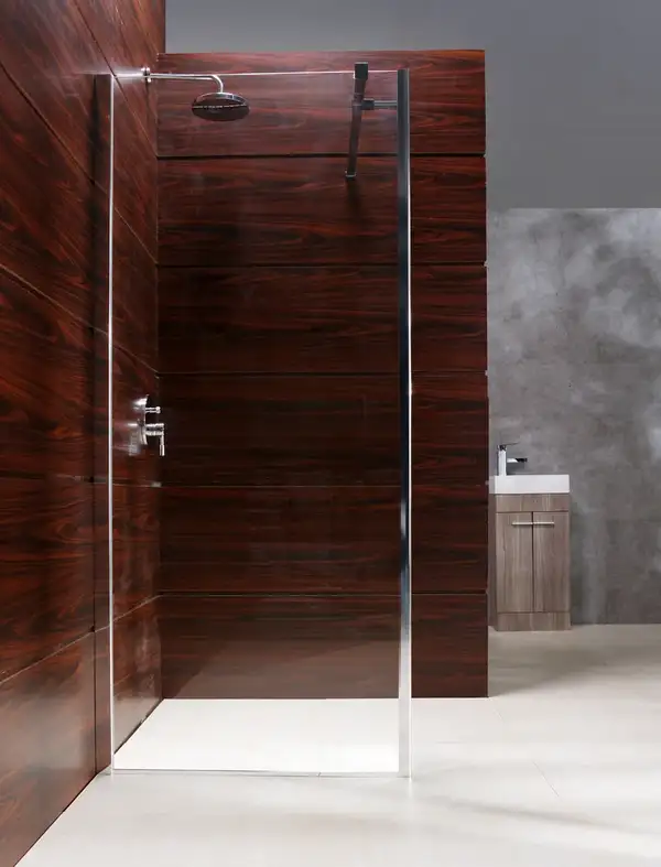 VOLLE Стенка Walk-In 100*190см, каленое прозрачное стекло 8мм (18-08-100) фото 3 Aquada.com.ua VOLLE Стенка Walk-In 100*190см, каленое прозрачное стекло 8мм (18-08-100) фото 3 Aquada.com.ua