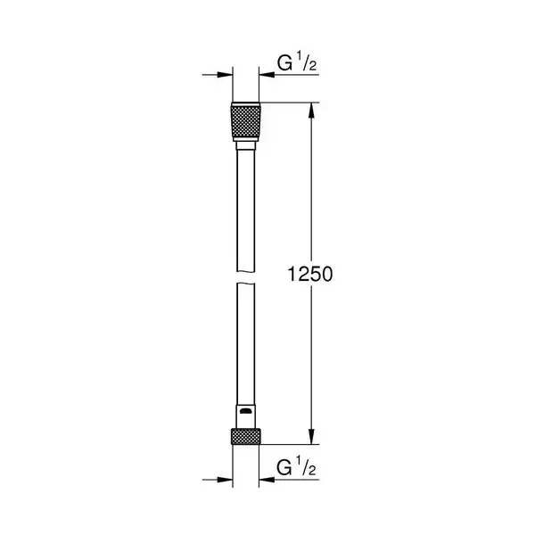 GROHE Silverflex Душевой шланг, 1250 мм (26335000) GROHE Silverflex Душевой шланг, 1250 мм (26335000)