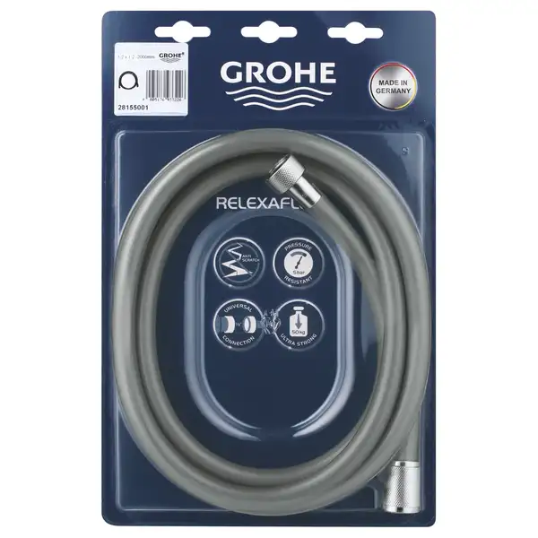 Душовий шланг 2000 Grohe Relexaflex (28155001) Душовий шланг 2000 Grohe Relexaflex (28155001)