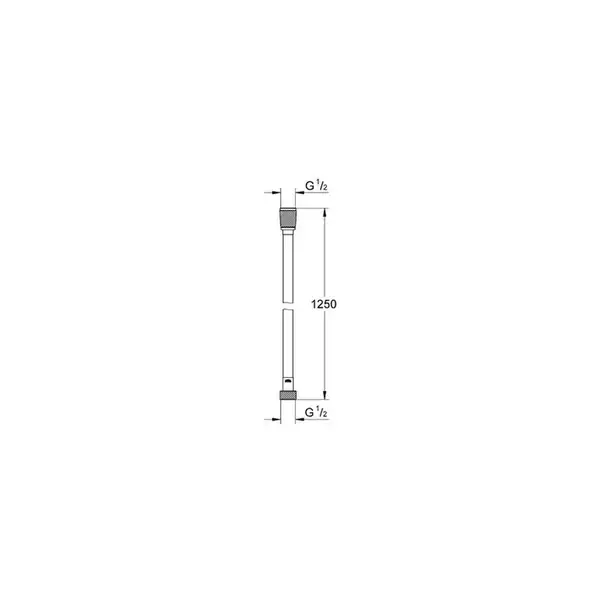 Душовий шланг 1250 Grohe Silverflex (28362000) Душовий шланг 1250 Grohe Silverflex (28362000)