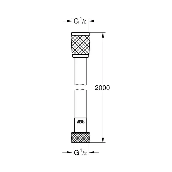 GROHE Металлический душевой шланг 2000 мм Relexaflex Metal (28413001) фото 2 Aquada.com.ua GROHE Металлический душевой шланг 2000 мм Relexaflex Metal (28413001) фото 2 Aquada.com.ua