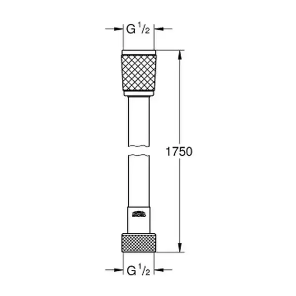 GROHE Шланг душевой 175см Relexaflex (45992001) фото 2 Aquada.com.ua
