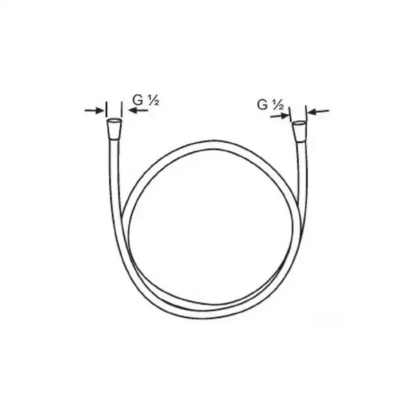 HANSGROHE Шланг душевой, 150 см Mariflex (28153000) фото 2 Aquada.com.ua