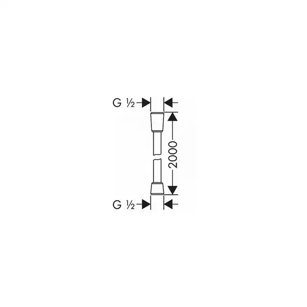 Шланг для душа Hansgrohe Isiflex 2 м (28274000)