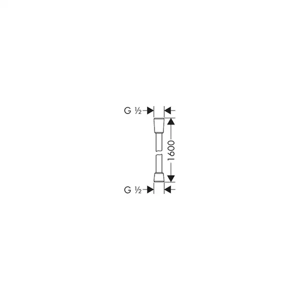 Шланг для душа Hansgrohe Isiflex 1.6 м (28276340)