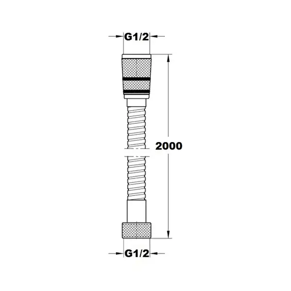 Шланг для душа Paffoni Light Exclusive Edition 200 см (цвет - хром) (ZFLO002CR) фото 2 Aquada.com.ua Шланг для душа Paffoni Light Exclusive Edition 200 см (цвет - хром) (ZFLO002CR) фото 2 Aquada.com.ua