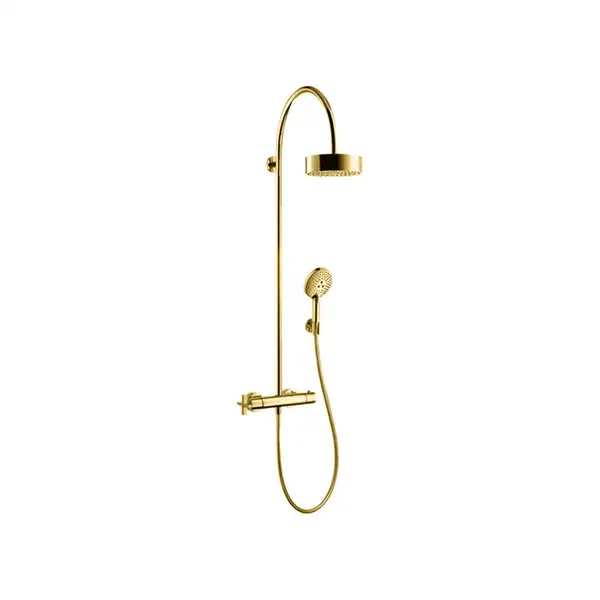 Душевая система с термостатом Axor Citterio Showerpipe (цвет - полированное золото) (39670990) фото 1 Aquada.com.ua Душевая система с термостатом Axor Citterio Showerpipe (цвет - полированное золото) (39670990) фото 1 Aquada.com.ua
