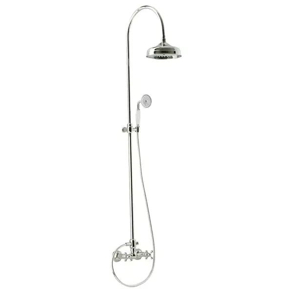Душевая система Devit Charlestone Ø 210 мм (цвет - хром) (AC004051) фото 1 Aquada.com.ua