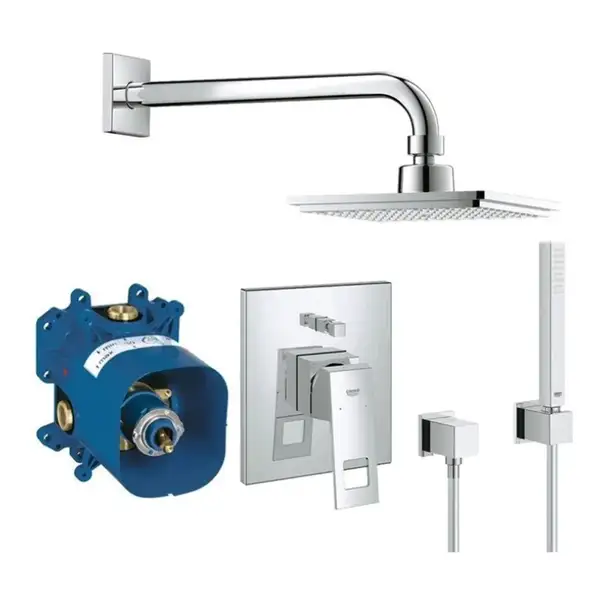 Комплект для душа Grohe Eurocube з Euphoria Cube 152 (23409000) Комплект для душа Grohe Eurocube з Euphoria Cube 152 (23409000)