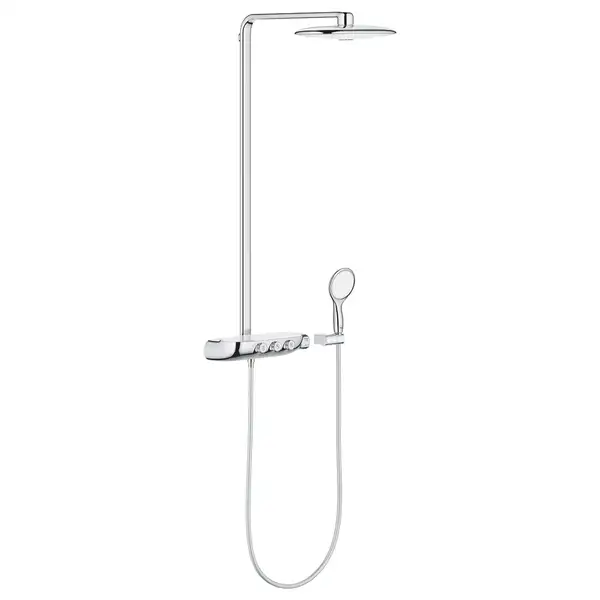 Душова система з термостатом для настінного монтажу Grohe Rainshower System SmartControl 360 (26250LS0) Душова система з термостатом для настінного монтажу Grohe Rainshower System SmartControl 360 (26250LS0)