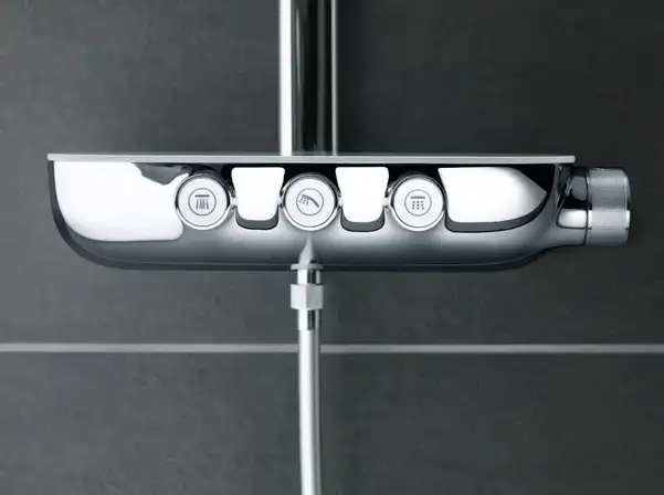 Душова система з термостатом для настінного монтажу Grohe Rainshower System SmartControl 360 (26250LS0) Душова система з термостатом для настінного монтажу Grohe Rainshower System SmartControl 360 (26250LS0)