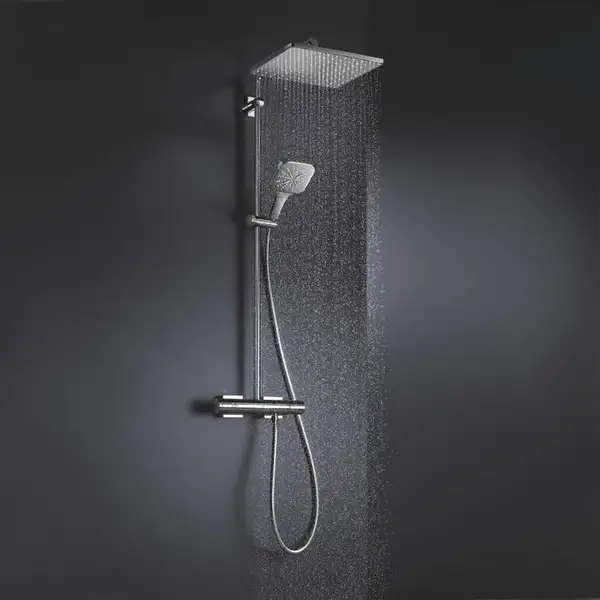 Душевая система с термостатом Grohe Rainshower, хром (26649000)