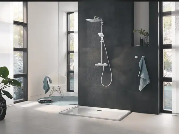 Душевая система с термостатом Grohe Rainshower, хром (26649000)