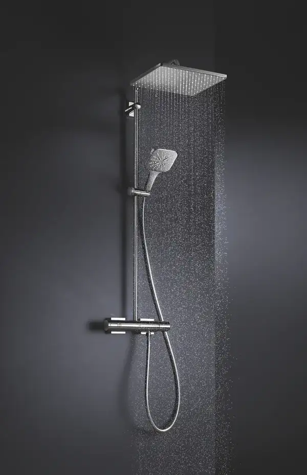 Душевая система с термостатом Grohe Rainshower, хром (26649000)