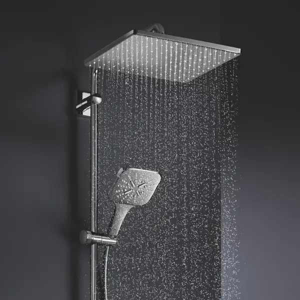Душевая система с термостатом Grohe Rainshower, хром (26649000)