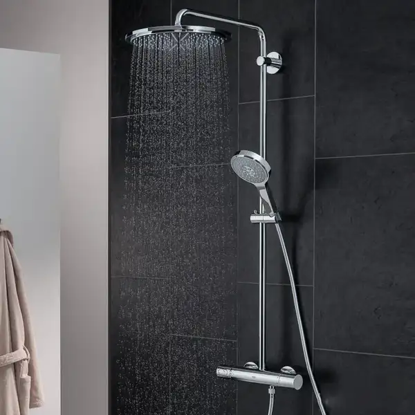 Душова система з термостатом для настінного монтажу GROHE Rainshower System 310 (27968000)