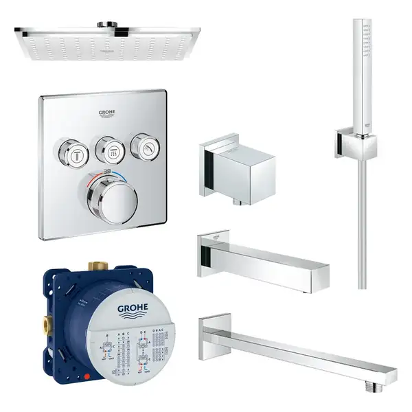 Набір для душу/ванни прихованого монтажу Grohe SmartControl (34506SC2)