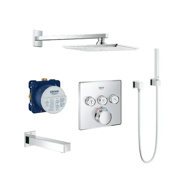 Набір для душу/ванни прихованого монтажу Grohe SmartControl (34506SC2)