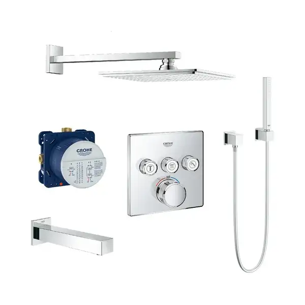 Набір для душу/ванни прихованого монтажу Grohe SmartControl (34506SC2)