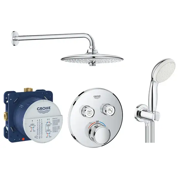 GROHE Душевая система GROHTHERM SMARTCONTROL (34614SC1) (34614SC1) фото 1 Aquada.com.ua GROHE Душевая система GROHTHERM SMARTCONTROL (34614SC1) (34614SC1) фото 1 Aquada.com.ua