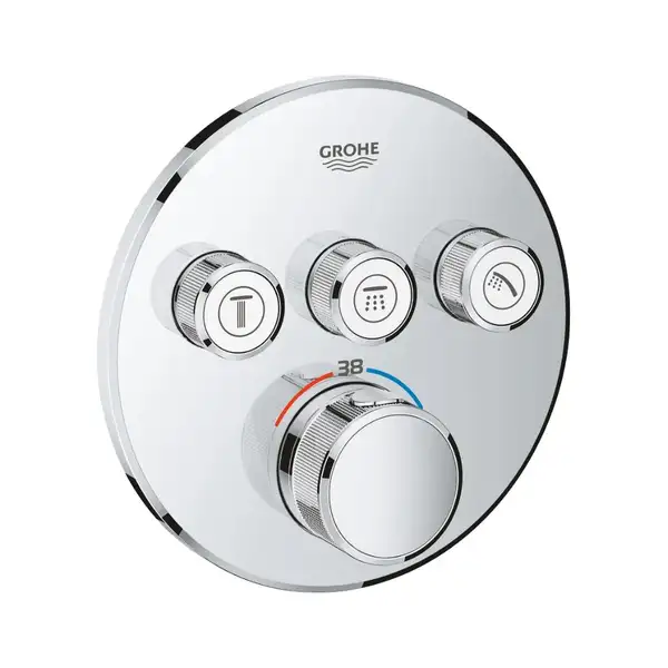 GROHE Grohtherm SmartControl Неперевершений душовий комплект із Rainshower New Tempesta 210 (34614SC2) GROHE Grohtherm SmartControl Неперевершений душовий комплект із Rainshower New Tempesta 210 (34614SC2)