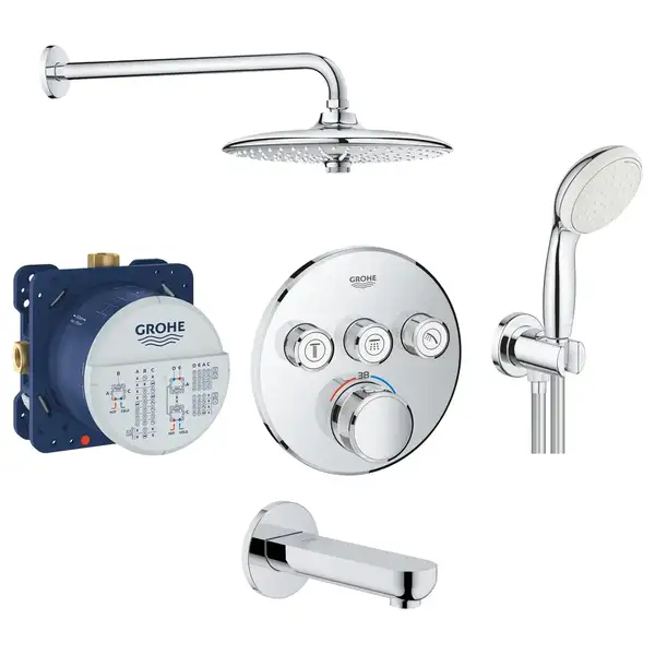 GROHE Набор скрытого монтажа Smartcontrol (34614SC3) (34614SC3) фото 1 Aquada.com.ua GROHE Набор скрытого монтажа Smartcontrol (34614SC3) (34614SC3) фото 1 Aquada.com.ua