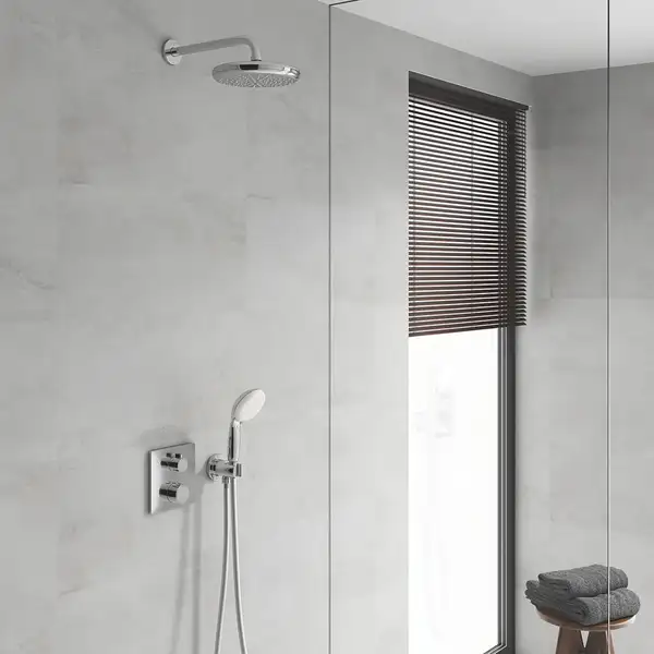 Душова система прихованого монтажу з термостатом Grohe Grohtherm Convent. Concealed (34729000)
