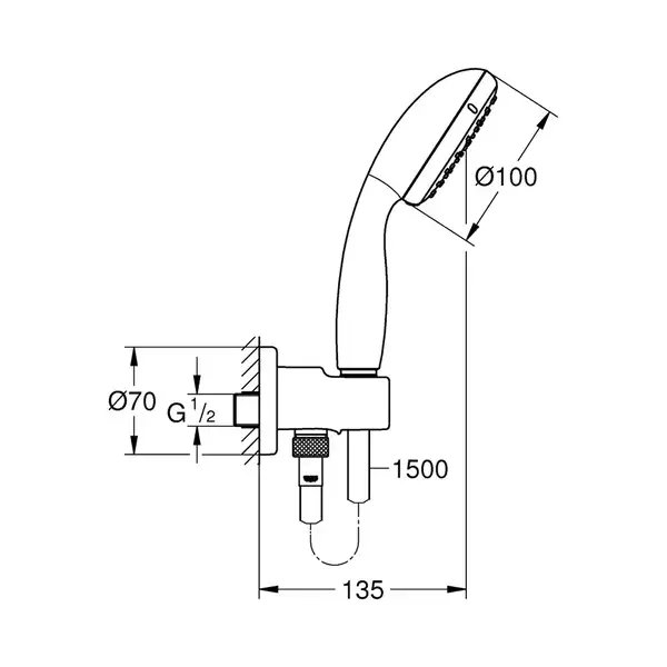 Душевая система скрытого монтажа с термостатом Grohe Grohtherm (цвет - хром) (3472900A) фото 5 Aquada.com.ua Душевая система скрытого монтажа с термостатом Grohe Grohtherm (цвет - хром) (3472900A) фото 5 Aquada.com.ua
