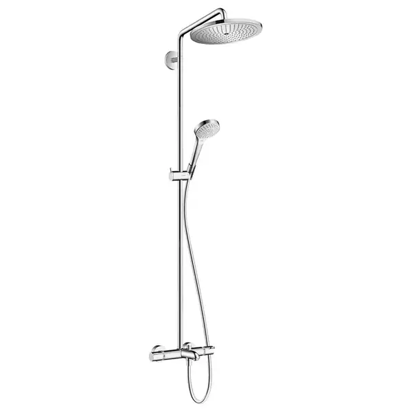 Душевая система с термостатом Hansgrohe Croma Select S Showerpipe 280 1jet (цвет - хром) (26792000) фото 1 Aquada.com.ua Душевая система с термостатом Hansgrohe Croma Select S Showerpipe 280 1jet (цвет - хром) (26792000) фото 1 Aquada.com.ua