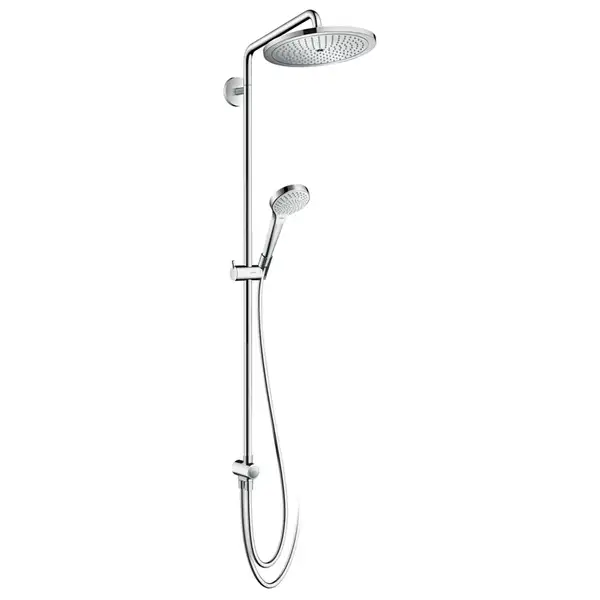 Душевая система Hansgrohe Croma S Showerpipe 280 1jet Reno (цвет - хром) (26793000) фото 1 Aquada.com.ua Душевая система Hansgrohe Croma S Showerpipe 280 1jet Reno (цвет - хром) (26793000) фото 1 Aquada.com.ua
