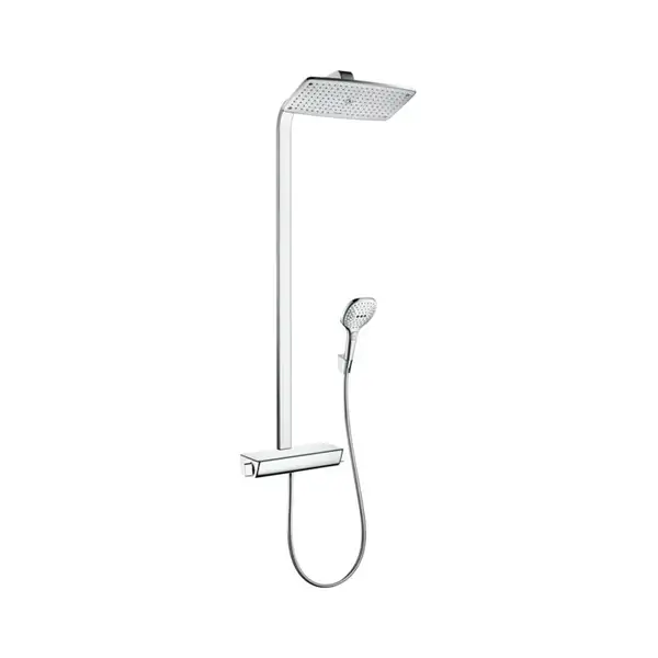 Душевая система с термостатом Hansgrohe Raindance Raindance E Showerpipe 360 1jet (цвет - хром) (27112000) фото 1 Aquada.com.ua Душевая система с термостатом Hansgrohe Raindance Raindance E Showerpipe 360 1jet (цвет - хром) (27112000) фото 1 Aquada.com.ua