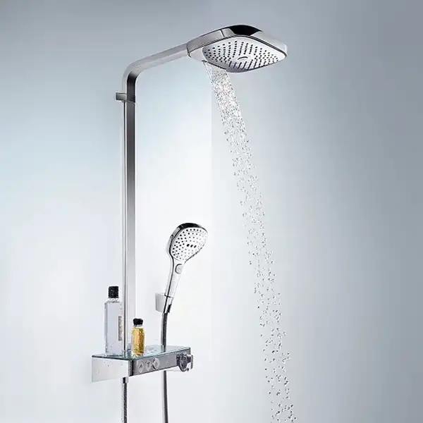 Душова система Hansgrohe Raindance Select E 300 3Jet з термостатом, хром (27127000) Душова система Hansgrohe Raindance Select E 300 3Jet з термостатом, хром (27127000)