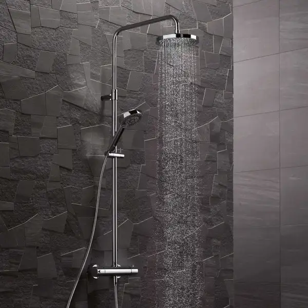 Душевая система с термостатом Hansgrohe Raindance Select S Showerpipe 300 2jet (цвет - хром) (27133000) фото 2 Aquada.com.ua Душевая система с термостатом Hansgrohe Raindance Select S Showerpipe 300 2jet (цвет - хром) (27133000) фото 2 Aquada.com.ua