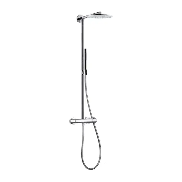 Душевая система с термостатом Hansgrohe Raindance Showerpipe 240 2jet (цвет - хром) (27167000) фото 1 Aquada.com.ua