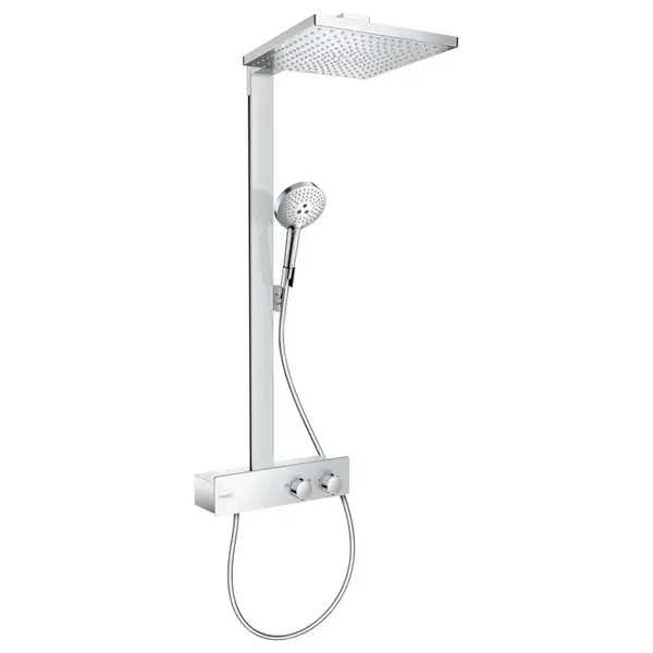 HANSGROHE Душевая система Raindance E 300 1jet Showerpipe 350 ST (27361000) фото 1 Aquada.com.ua